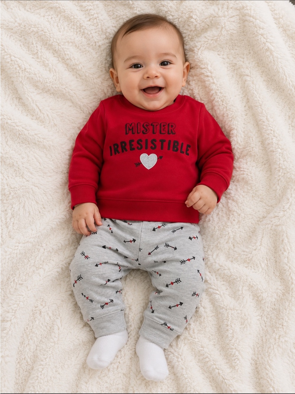 Carter’s Baby Boy Mister Irresistible Valentine’s Day Outfit Set